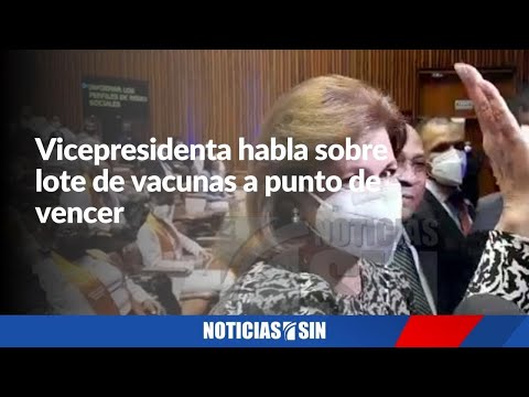 Raquel Peña: estamos en la mejor disposición donar vacunas