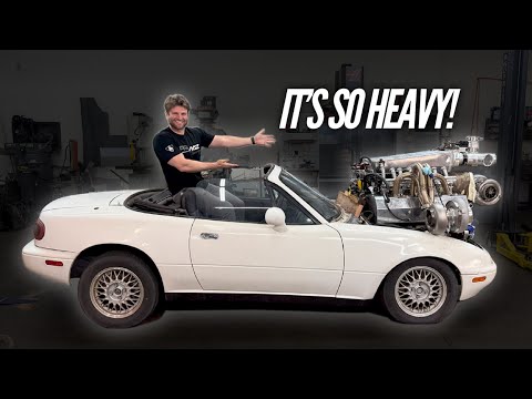 Rob Dahm's Team Fits Massive Engine into Miata: Engineering Triumph