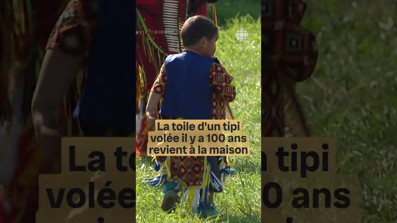 La toile d'un tipi volée il y a 100 ans revient dans la Première Nation de Kawacatoose