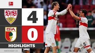 VfB Warm Up or Cup-Final | VFB STUTTGART — FC AUGSBURG | Highlights | Matchday 33 – Bundesliga 24/25