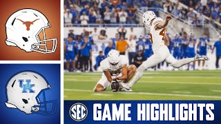 No. 21 Texas Longhorns at Kentucky Wildcats | Game Highlights | 2025 SEC Football