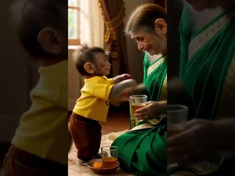 “Baby Bandar 🐵 – The Real Hero ❤️ | Emotional & Hardworking Monkey Story | Hindi Kahani” #shorts