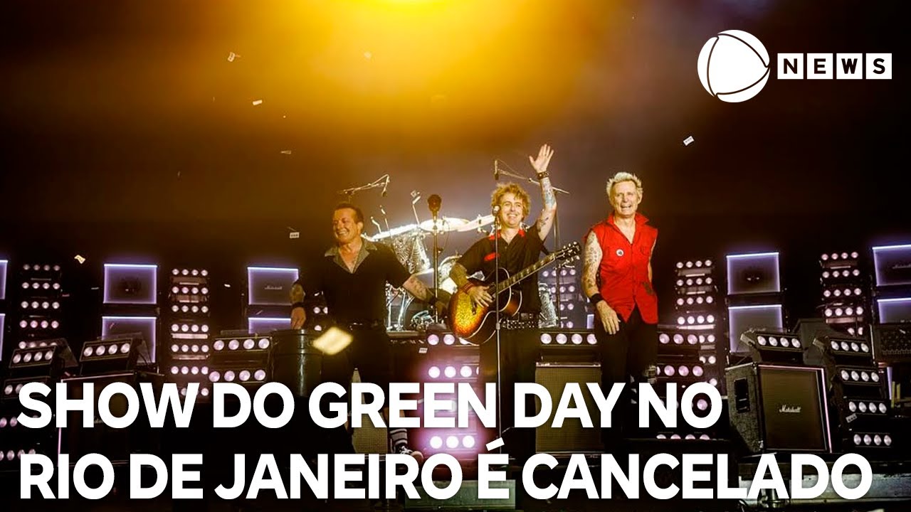 Green Day cancela show no Rio de Janeiro