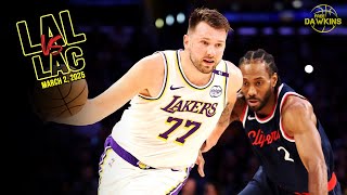 Los Angeles Lakers Full Team Highlights vs Clippers | March 2, 2025 | FreeDawkins