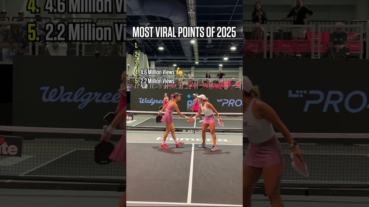 Most Viral Pickleball Points of 2025 📈