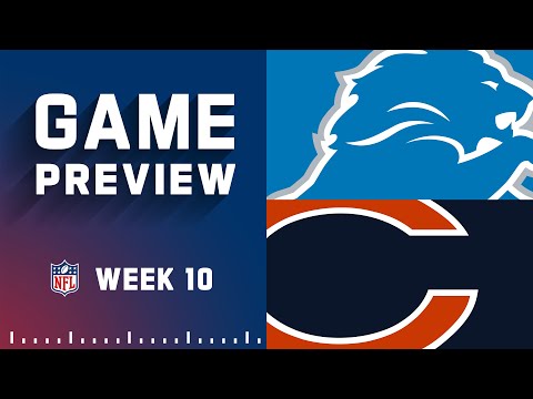 Detroit Lions vs. Chicago Bears | 2022 Week 10 Game Preview video clip