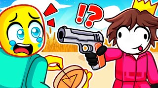 Me converti en un GUARDIA TROLL en ROBLOX SQUIDGAMES