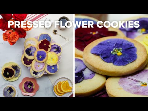 Pressed Flower Cookies ? Tasty Recipes