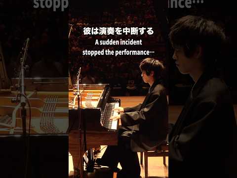 演奏を中断…衝撃の展開になるピアニスト #piano