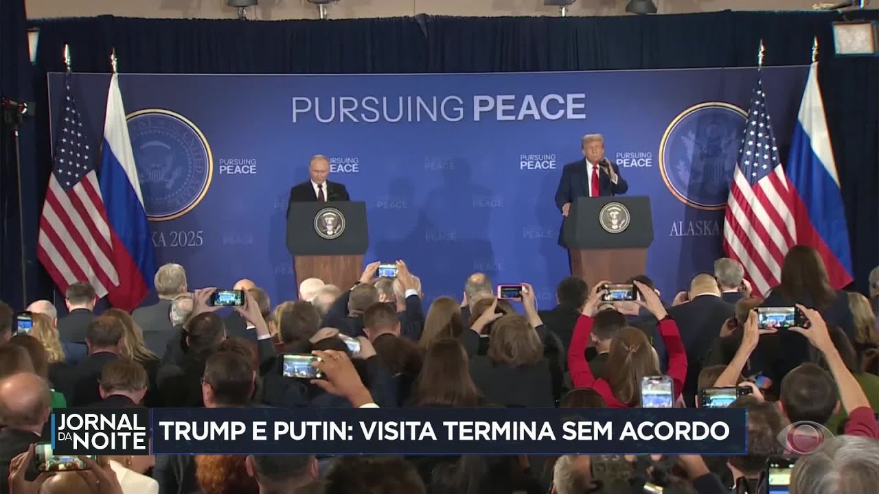 Trump e Putin reunião termina sem acordo