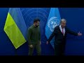 Ukraines Zelenskiy shores up support at UN