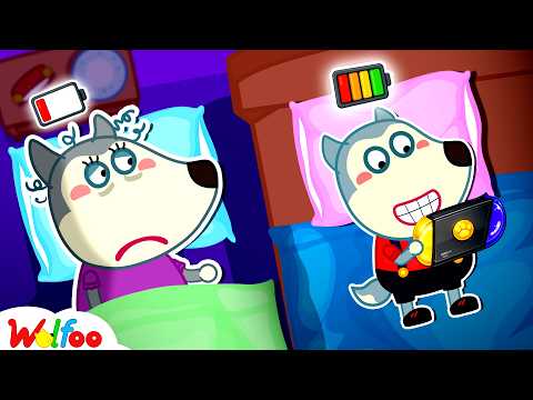 Full or Empty Battery: Put the Phone Down! Learn to Care for Mom | Cartoons For Kids | Wolfoo Family