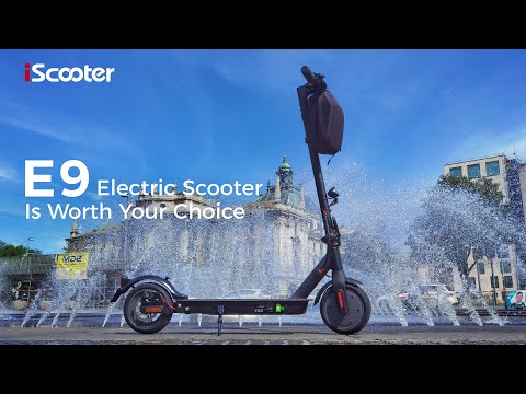 iScooter E-Scooter E9 Aufgerüstet Mit Straßenzulassung Mit Doppelfederung (ABE,eKFV)