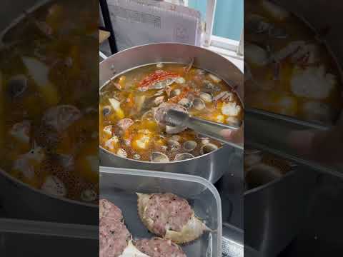 Thực đơn hôm nay có BÁNH CANH GHẸ xin mời mọi người ❤️ t29 #food #cooking  #shorts