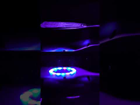 Infinity Wheels and Ground FX LEDs on the Swagtron Warrior Hoverboard #shorts #hoverboard #gadget