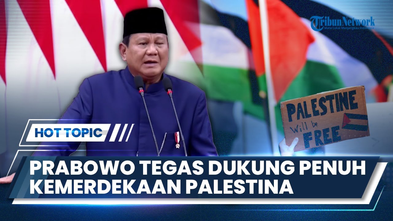 🔴Presiden Prabowo Tegas Dukung Kemerdekaan Palestina hingga 'Free Palestine' Menggema di Gedung MPR