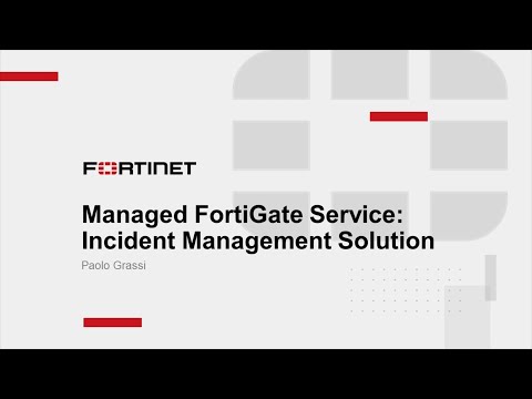 Fortinet Incident Management Solution Using SoCaaS and Managed FortiGate Service | NOC