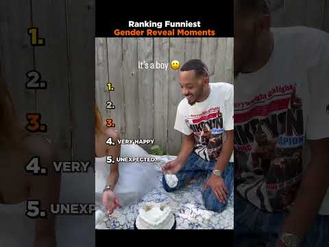 Ranking Funniest Gender Reveal Moments
