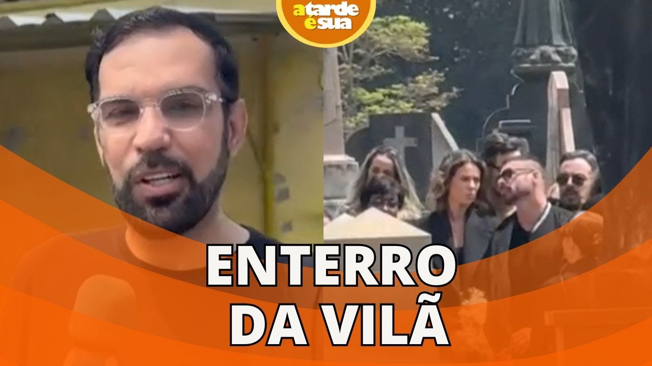 A Tarde é Sua mostra com exclusividade detalhes da gravação do enterro de Odete Roitman