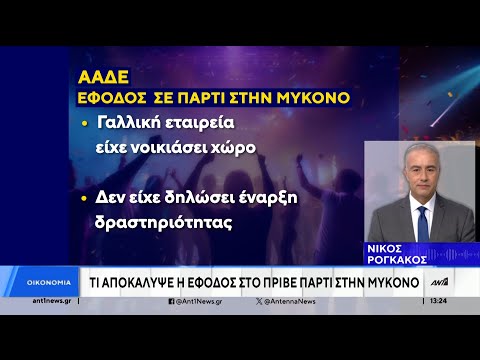 Μύκονος: Τι αποκάλυψε η έφοδος στο πριβέ πάρτι