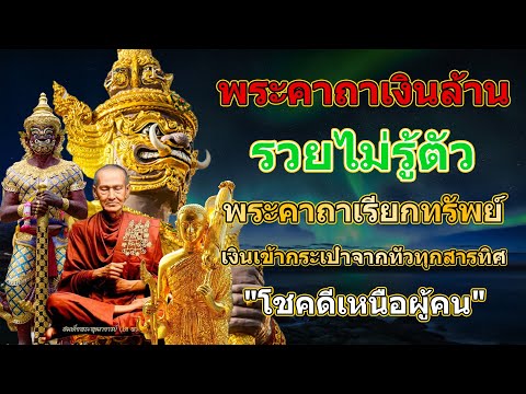 พระคาถาเงินล้าน เรียกทรัพย์ ปลดหนี้ มีโชคลาภ รวยเร ็วขึ้นทันตา