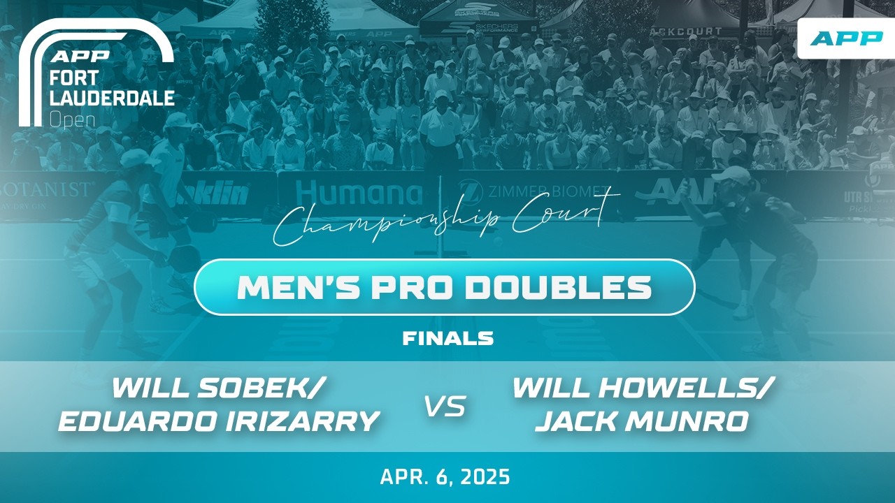 FULL MATCH: Howells/Munro vs. Sobek/Irizarry | Men's Pro Doubles Final | APP Fort Lauderdale Open