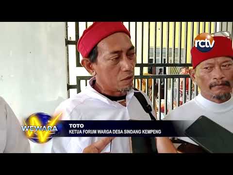 Masyarakat Sindang Kempeng Demo Kuwu