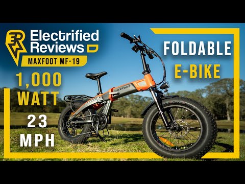 Maxfoot MF-19 review: ,795 FULL SUSPENSION fat tire folding electric bike
