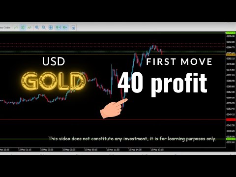 XAUUSD live Gold 17/05/2024 profit 40usd Gold live 1  XAU live trading, Comercio oro en vivo