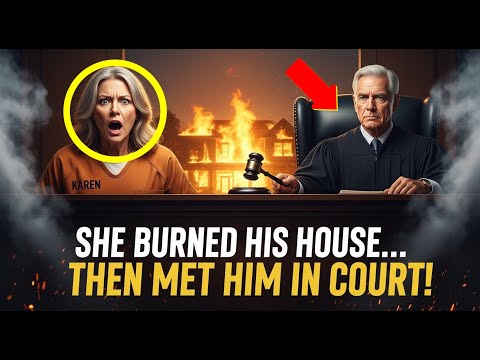 🔥 HOA Karen Burned My House to the Ground — Then Showed Up in My Courtroom for Sentencing!