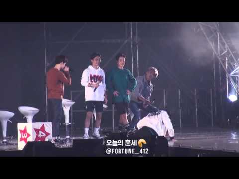 151010 EXO-Love Concert - 경수, 레이, 민석이의 엑소엘을 사랑하는 만큼 몸으로 표현하기♡