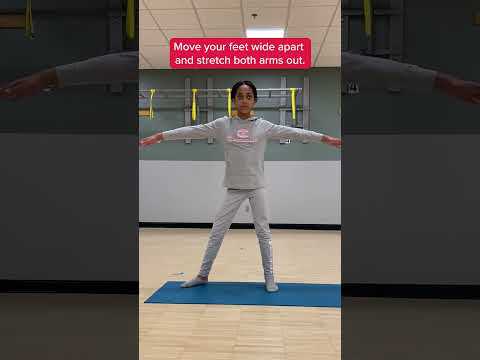 Yoga for kids | Warrior 2 pose