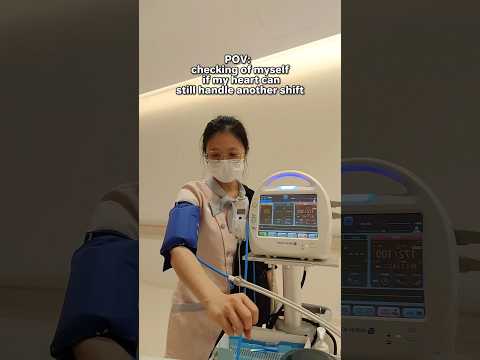 checking of myself if my heart can still handle another shift #medical #nurse #shiftwork #hospital