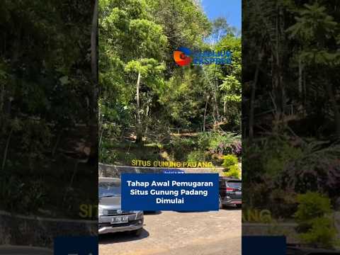 Tahap Awal Pemugaran Situs Gunung Padang Dimulai #situsgunungpadang #gunungpadang #shorts