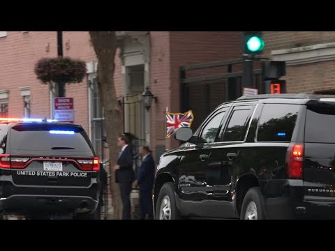 UK and Italian delegations arrive at Ukrainian embassy in Washington ahead of Trump talks | AFP