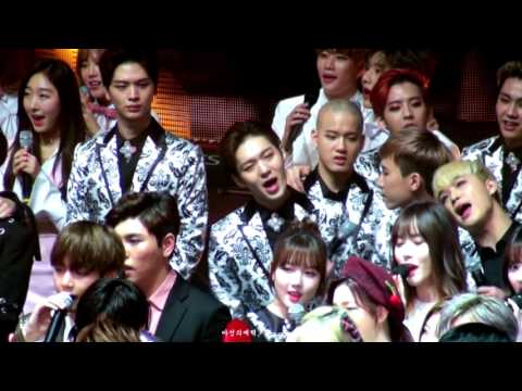 161229 KBS 가요대축제 엔딩 - 걱정말아요 그대 (창섭 Focus)