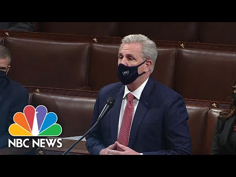 McCarthy Calls For Censure Resolution For President Trump’s Actions During Capitol Riot | NBC News