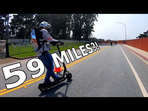 Inmotion L9 Electric Scooter Range Test | FULL Battery Elimination, Steep Hills, Raw FPV Ride