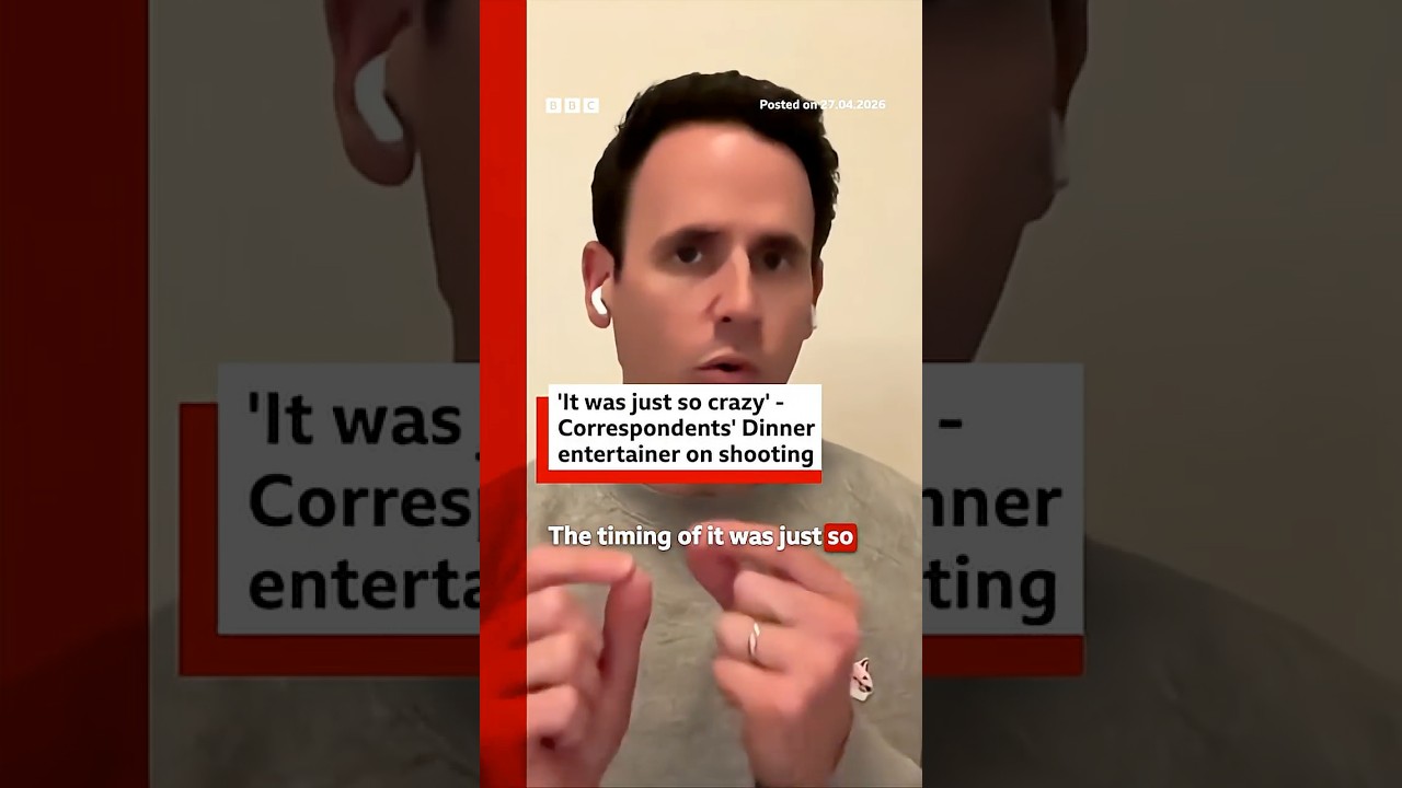 'It was just so crazy' - Correspondents' Dinner entertainer on shooting. DonaldTrump BBCNews