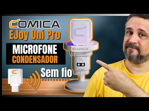 Comica Audio Ejoy Uni Pro: Microfone Condensador sem Fio