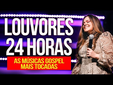 Louvores 24h - As Músicas Gospel Mais Tocadas 2025 (atualizada) - Rádio Gospel