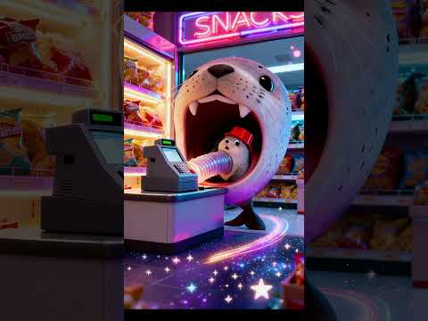 Seal Hides Inside Giant Seal’s Mouth… Feeling Strange?! | Magical Market Ep.5