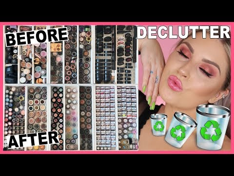 Eyeshadows, Pigments & Glitters! ? ORGANIZE AND DECLUTTER MY MAKEUP COLLECTION! ?