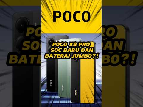 POCO X8 Pro Pakai SoC Baru dan Baterai Jumbo!
