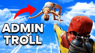 YouTube thumbnail for Enardo's video titled 'Ragdolling players in Rust - Admin Trolling'