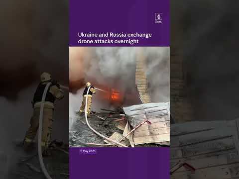 Ukraine and Russia exchange drone attacks overnight