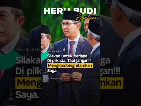 Jangan mengkambinghitamkan saya #herubudihartono