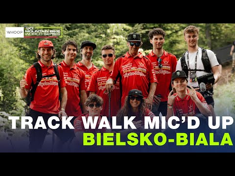 TRACK WALK MIC’D UP | Intense Factory Racing | UCI Downhill World Cup Bielsko-Biala