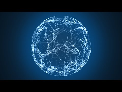 network animation after effects futuristic technology