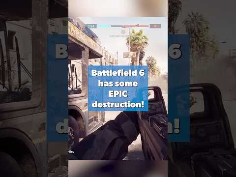 Battlefield 6 has some EPIC destruction! #gaming